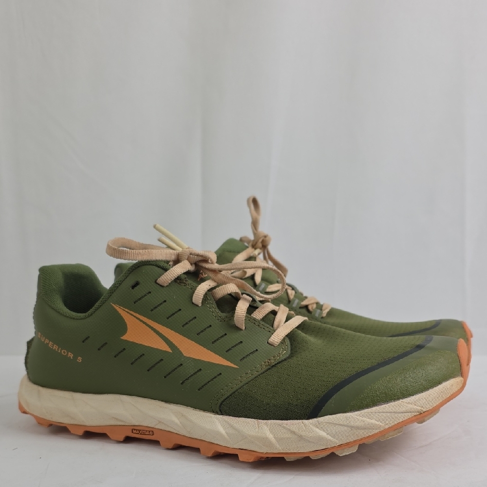 Altra Women's Superior 5 Trail Running Shoes - Green and Orange